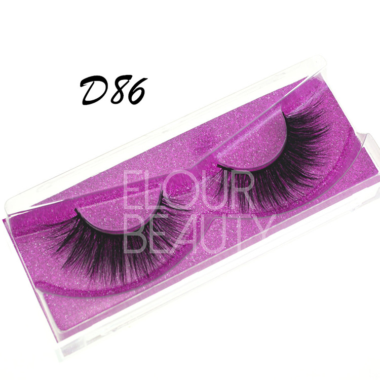 3D Korean silk false strip lashes private label EA129